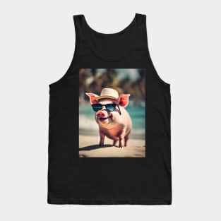 Funny pig Tank Top